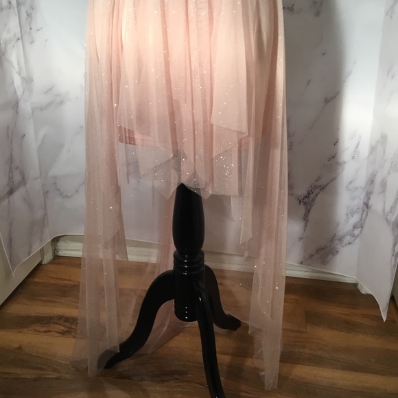 Blush pink Dress high low - Picture 2 of 5